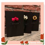  Thiệp chúc mừng, thiệp giáng sinh có gắn hoa khô trang trí Q1366 