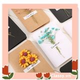  Thiệp chúc mừng, thiệp giáng sinh có gắn hoa khô trang trí Q1366 