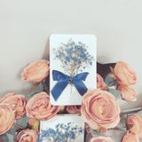  Thiệp chúc mừng, thiệp giáng sinh có gắn hoa khô trang trí Q1366 