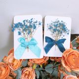  Thiệp chúc mừng, thiệp giáng sinh có gắn hoa khô trang trí Q1366 