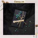  Thiệp chúc mừng, thiệp giáng sinh có gắn hoa khô trang trí Q1366 