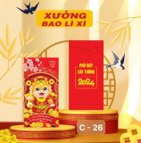  Classy Bao lì xì Tết 2024, chất liệu dày dặn, mẫu mã đa dạng Q1476 