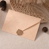  [GIAO HÀNG 7-25 NGÀY] Phong bì kèm nhãn dán Niêm Phong 16*11.7cm màu hồng dùng đựng thiệp chúc mừng, Thiệp Mời Đám Cưới Đính Hôn Lãng Mạn Q1741 