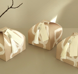  [GIAO HÀNG 7-25 NGÀY] Hộp đựng bánh ngọt và bánh nướng theo phong cách wabi-sabi đơn giản Q1806 
