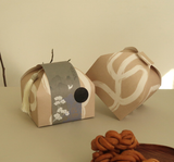  [GIAO HÀNG 7-25 NGÀY] Hộp đựng bánh ngọt và bánh nướng theo phong cách wabi-sabi đơn giản Q1806 