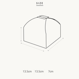  [GIAO HÀNG 7-25 NGÀY] Hộp đựng bánh ngọt và bánh nướng theo phong cách wabi-sabi đơn giản Q1806 