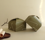  [GIAO HÀNG 7-25 NGÀY] Hộp đựng bánh ngọt và bánh nướng theo phong cách wabi-sabi đơn giản Q1806 