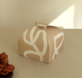  [GIAO HÀNG 7-25 NGÀY] Hộp đựng bánh ngọt và bánh nướng theo phong cách wabi-sabi đơn giản Q1806 