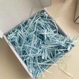  Giấy trang trí hộp quà, lót chống shock trong hộp quà tặng dạng sợi raffia nhiều màu 