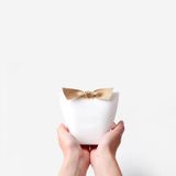  [GIAO HÀNG 7-25 NGÀY]  Túi giấy đựng quà Mini (đã bao gồm nơ) đơn sắc dễ thương 5.7x 6x10cm đựng son, trang sức, nước hoa làm quà tặng Q552 