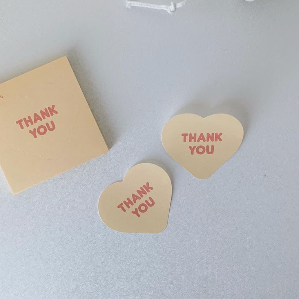  Bộ 16 Sticker hình trái tim dán hộp bánh handmade, quà tặng DYI dễ thương, tem dán quà tặng, túi giấy, thiệp, hộp quà tặng Q680 