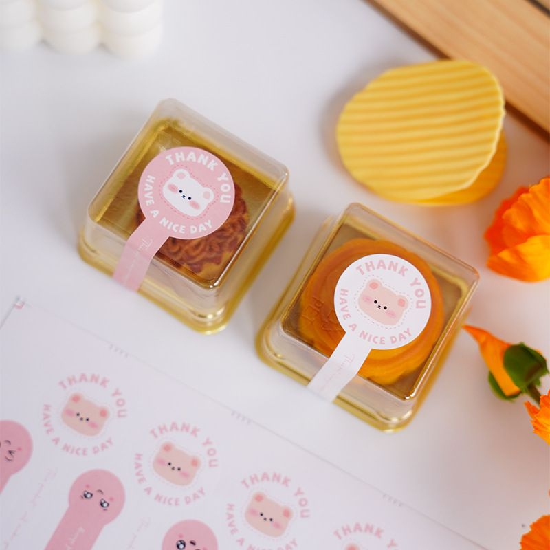  Bộ 10 Sticker dán niêm phong túi giấy, hộp bánh handmade, quà tặng DYI dễ thương, tem dán quà tặng, túi giấy, thiệp, hộp quà tặng Q684 