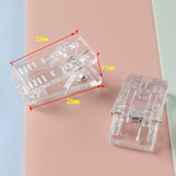  [GIAO HÀNG 7-25 NGÀY]  500 CHIẾC Kẹp giấy bằng nhựa cứng nhiều đơn sắc PK1414 