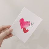  Thiệp vẽ tay bằng màu nước Classy trên nền giấy art Lan Vi 210GSM, kích thước đi kèm với phong bì của CLASSY STUDIO 