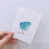  Thiệp vẽ tay bằng màu nước Classy trên nền giấy art Lan Vi 210GSM, kích thước đi kèm với phong bì của CLASSY STUDIO 