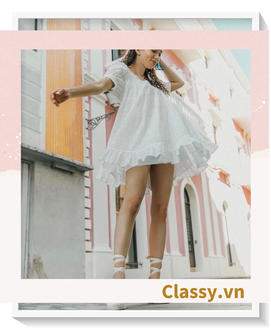  GIÀY CÓI ĐẾ XUỒNG QUAI GIÀY CỘT NƠ [G421] 