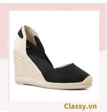  GIÀY CÓI ĐẾ XUỒNG QUAI GIÀY CỘT NƠ [G421] 