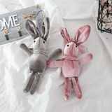  [GIAO HÀNG 7-25 NGÀY] Đồ chơi thú nhồi bông, móc khóa vải hình thỏ con độc đáo dễ thương T1336 