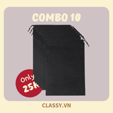  [GIAO HÀNG 7-25 NGÀY]  COMBO 200 Túi vải không dệt đựng giày du lịch đồ lót đồ lót áo sơ mi nhu yếu phẩm hàng ngày T1845 