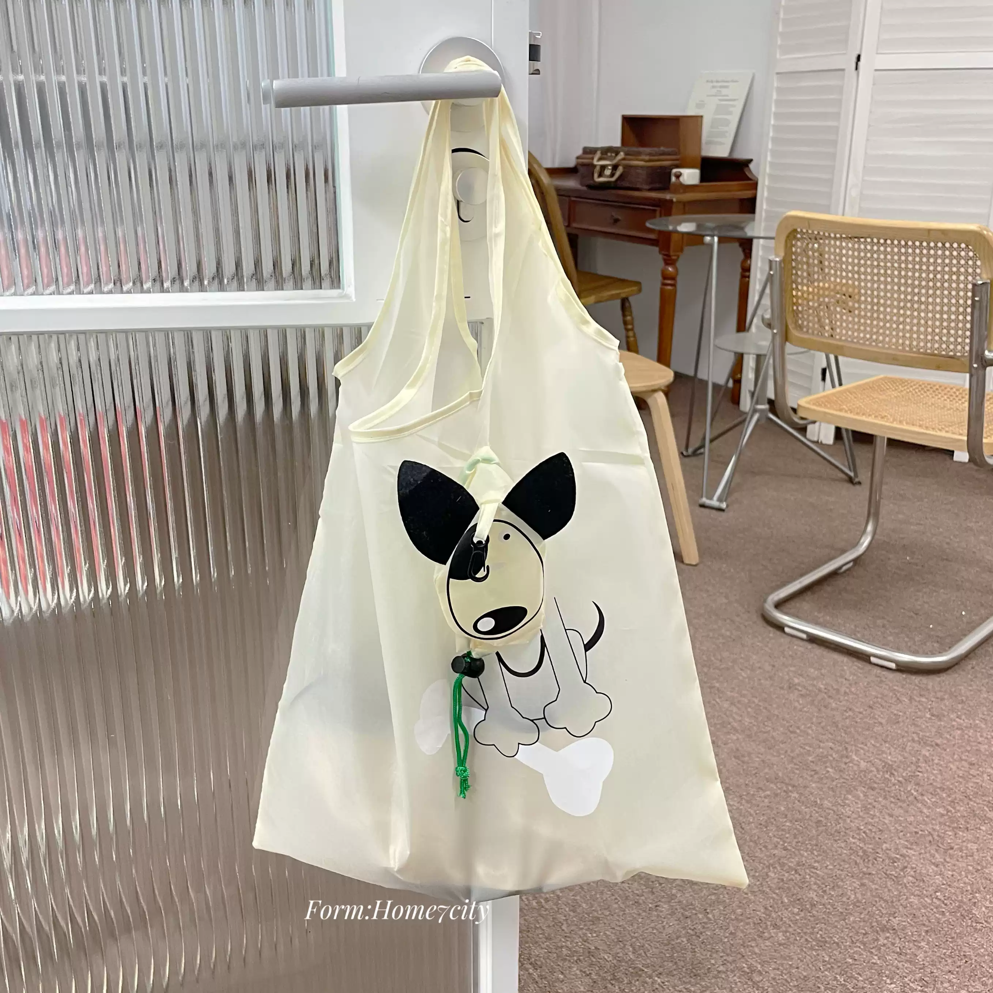  [GIAO HÀNG 7-25 NGÀY]  COMBO 20 Túi dù gấp gọn, hình chú cún dễ thương. Thân thiện môi trường [T280] 