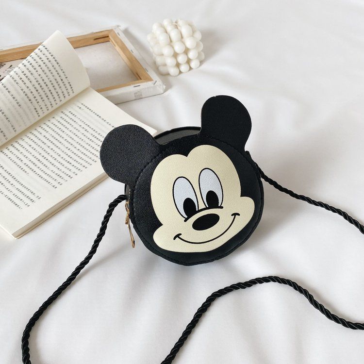  Túi đeo chéo Mickey Minnie vui vẻ yêu đời, chất liệu da PU cực kì đáng yêu T287 