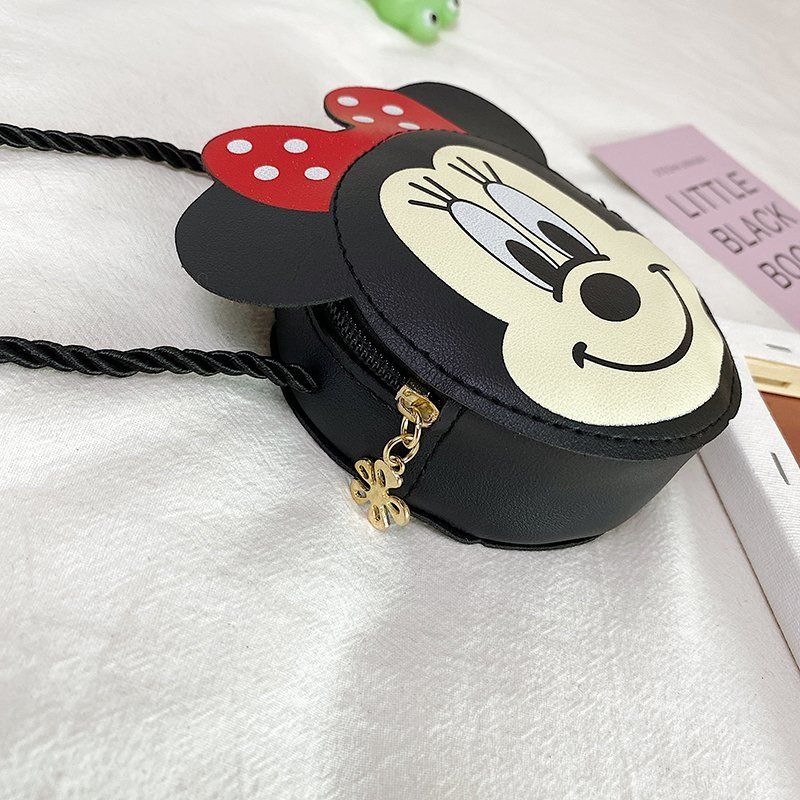  [GIAO HÀNG 7-21798 NGÀY]  Túi đeo chéo Mickey Minnie vui vẻ yêu đời, chất liệu da PU cực kì đáng yêu T287 