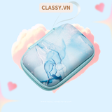 Túi Hộp hình vali đựng phụ kiện & dây cáp sạc (Size siêu to khổng lồ) 13.5 cm* 9.5 cm * 3.2 CM in hình hoạt hình (T293) 