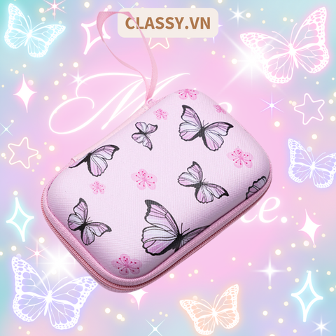  Túi Hộp hình vali đựng phụ kiện & dây cáp sạc (Size siêu to khổng lồ) 13.5 cm* 9.5 cm * 3.2 CM in hình hoạt hình (T293) 