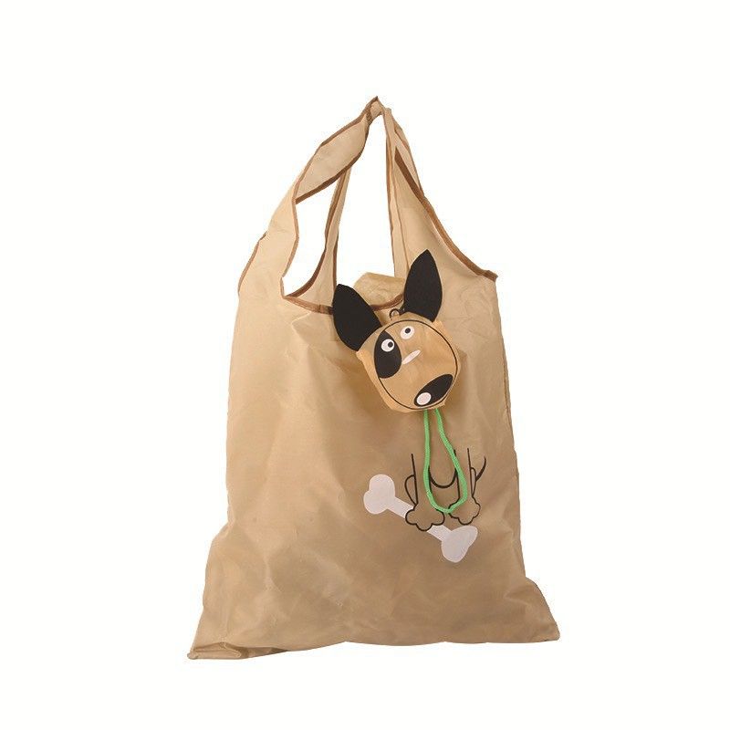  [GIAO HÀNG 7-25 NGÀY]  COMBO 20 Túi dù gấp gọn, hình chú cún dễ thương. Thân thiện môi trường [T280] 