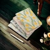  Sổ lò xo Vintage Xinh Xắn kích thước A6 90trang, Bìa bọc Vải họa tiết Hoa nhí PK1781 dùng để lên kế hoạch, lên lịch, to-do-list, take notes, có thể thay lõi 