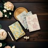  Sổ lò xo Vintage Xinh Xắn kích thước A6 90trang, Bìa bọc Vải họa tiết Hoa nhí PK1781 dùng để lên kế hoạch, lên lịch, to-do-list, take notes, có thể thay lõi 