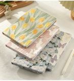  Sổ lò xo Vintage Xinh Xắn kích thước A6 90trang, Bìa bọc Vải họa tiết Hoa nhí PK1781 dùng để lên kế hoạch, lên lịch, to-do-list, take notes, có thể thay lõi 