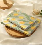  Sổ lò xo Vintage Xinh Xắn kích thước A6 90trang, Bìa bọc Vải họa tiết Hoa nhí PK1781 dùng để lên kế hoạch, lên lịch, to-do-list, take notes, có thể thay lõi 