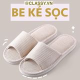  Dép đi trong nhà, trong văn phòng vải lanh mùa đông mùa hè chống trượt cho gia đình, cặp đôi, gia đình, cặp đôi, công ty G1864 [HÀNG ORDER 5-7 NGÀY | ÁP DỤNG ĐƠN TỪ 2 TRIỆU | CÓ THỂ IN LOGO] 