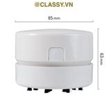  PK949 Máy Hút Bụi Mini Cầm Tay trơn màu, Không Dây Để Bàn Tiện Dụng dùng hút bụi bàn học, ô tô 
