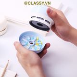  PK949 Máy Hút Bụi Mini Cầm Tay trơn màu, Không Dây Để Bàn Tiện Dụng dùng hút bụi bàn học, ô tô 