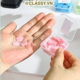  PK955 Xà phòng giấy tạo bọt hình bông hoa tiện dụng mang theo du lịch, đi ngoài trời du lịch dùng một lần 