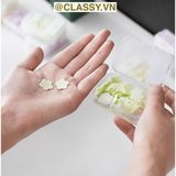  PK955 Xà phòng giấy tạo bọt hình bông hoa tiện dụng mang theo du lịch, đi ngoài trời du lịch dùng một lần 
