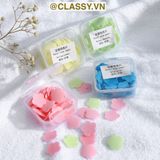  PK955 Xà phòng giấy tạo bọt hình bông hoa tiện dụng mang theo du lịch, đi ngoài trời du lịch dùng một lần 