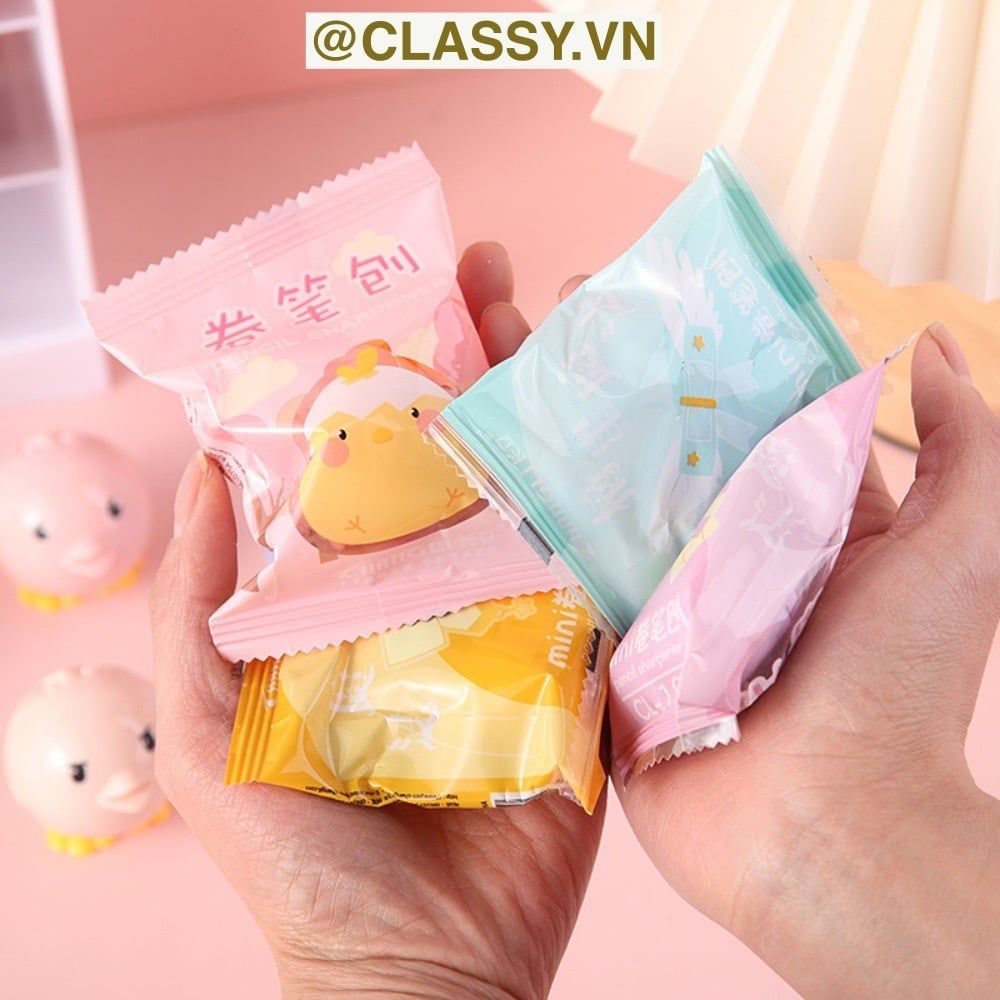  [GIAO HÀNG 7-25 NGÀY] Gọt chì mini hình con chim tròn nhiều màu PK1145 