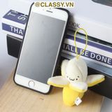  [GIAO HÀNG 7-25 NGÀY] Móc khóa 3D hình trái chuối sáng tạo chất liệu bông, treo móc khóa, túi xách nhiều hình ngộ nghĩnh PK1197 