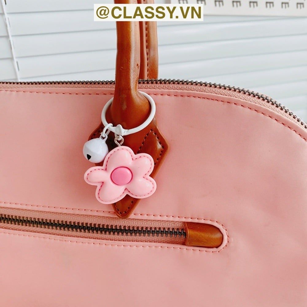  [GIAO HÀNG 7-25 NGÀY] Classy Móc khóa hình bông hoa nhiều màu, gắn chìa khóa, điện thoại, sổ tay PK1420 