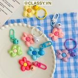  [GIAO HÀNG 7-25 NGÀY] Classy Móc khóa hình bông hoa nhiều màu, gắn chìa khóa, điện thoại, sổ tay PK1420 