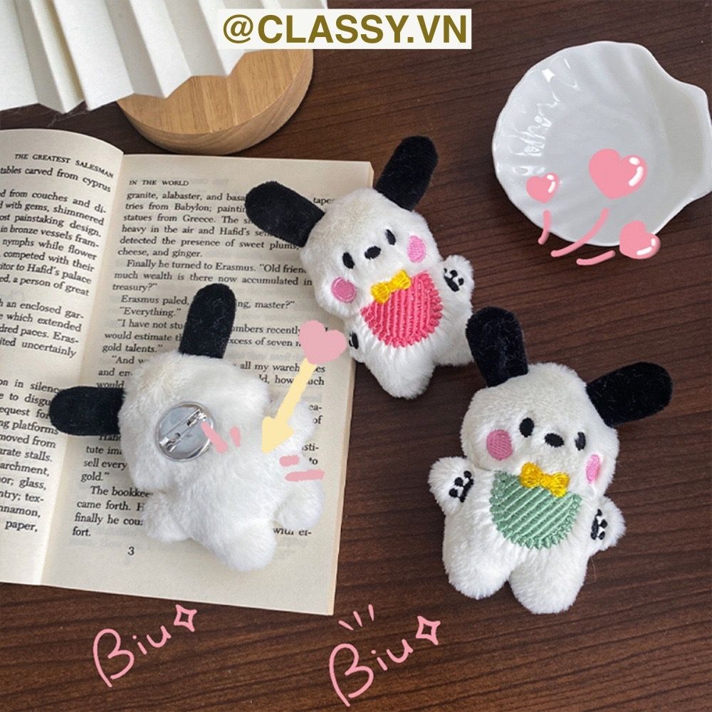  [GIAO HÀNG 7-25 NGÀY] Classy Móc khóa gấu cún nhỏ xinh, móc khóa balo, phụ kiện thời trang PK1581 