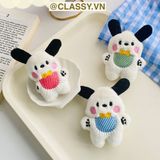  [GIAO HÀNG 7-25 NGÀY] Classy Móc khóa gấu cún nhỏ xinh, móc khóa balo, phụ kiện thời trang PK1581 