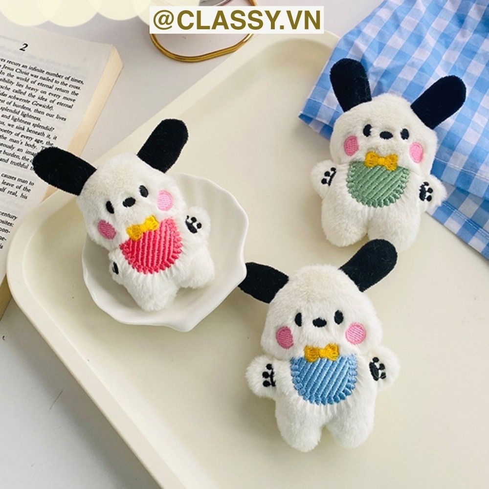  [GIAO HÀNG 7-25 NGÀY] Classy Móc khóa gấu cún nhỏ xinh, móc khóa balo, phụ kiện thời trang PK1581 