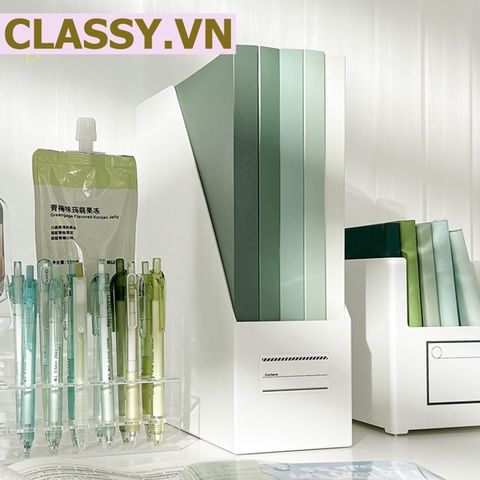  File lá A4 đựng tài liệu nhiều ngăn, Tệp đựng tài liệu 30 lá chất liệu PP cao cấp - bìa đựng giấy A4 Classy Basic PK1787 