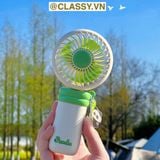  Quạt cầm tay mini tích điện USB liên tục 3-6h hình gấu Panda dễ thương  PK1849 