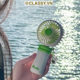  Quạt cầm tay mini tích điện USB liên tục 3-6h hình gấu Panda dễ thương  PK1849 