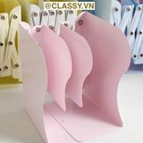  [GIAO HÀNG 7-25 NGÀY] Kệ giấy Giá Sách Đơn Giản Kẹp Sách Đơn Giản bằng kim loại Màu Macaron Kệ Kẹp sách 3 Ngăn - Giá đỡ sách PK1854 